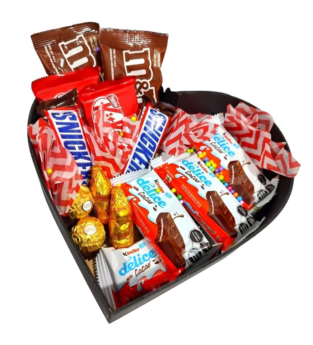 Caja Corazón de Chocolates Te Amo